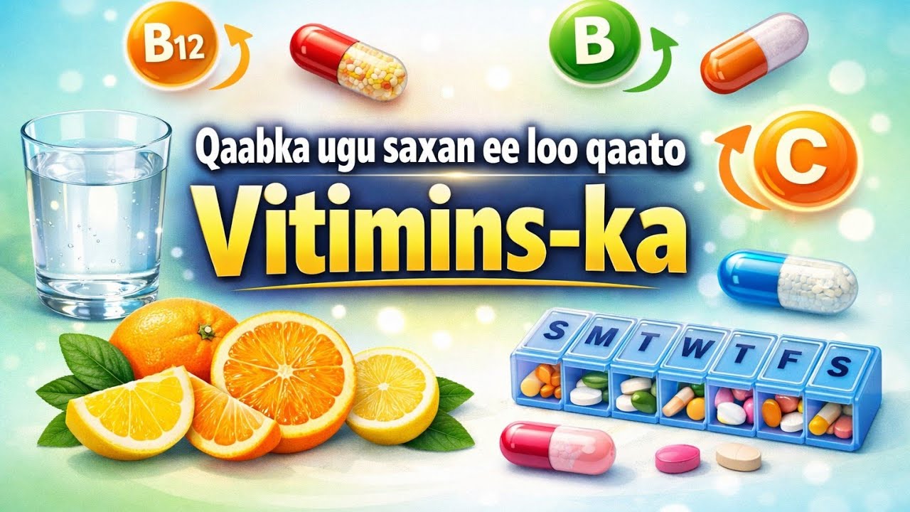 QAABKA UGU SAXSAN EE LOO QAATO VITAMIN NADA XILIGA SOONKA.