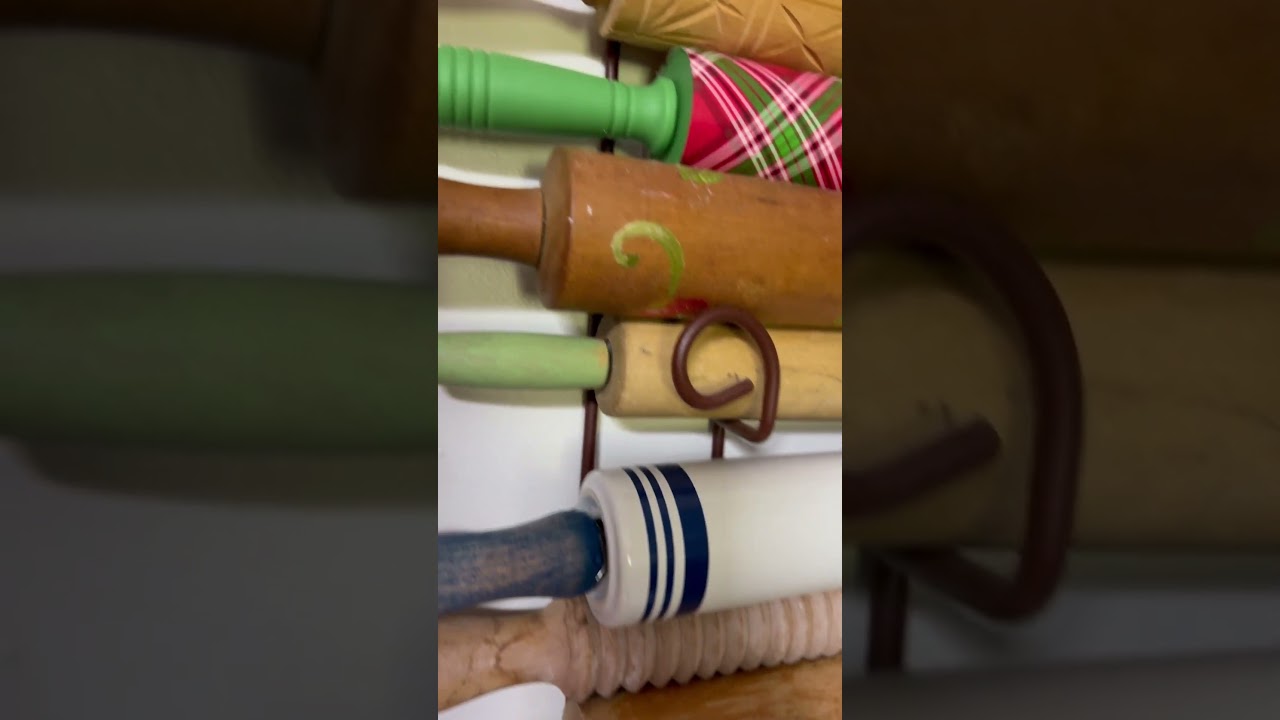 How I stack my rolling pin collection