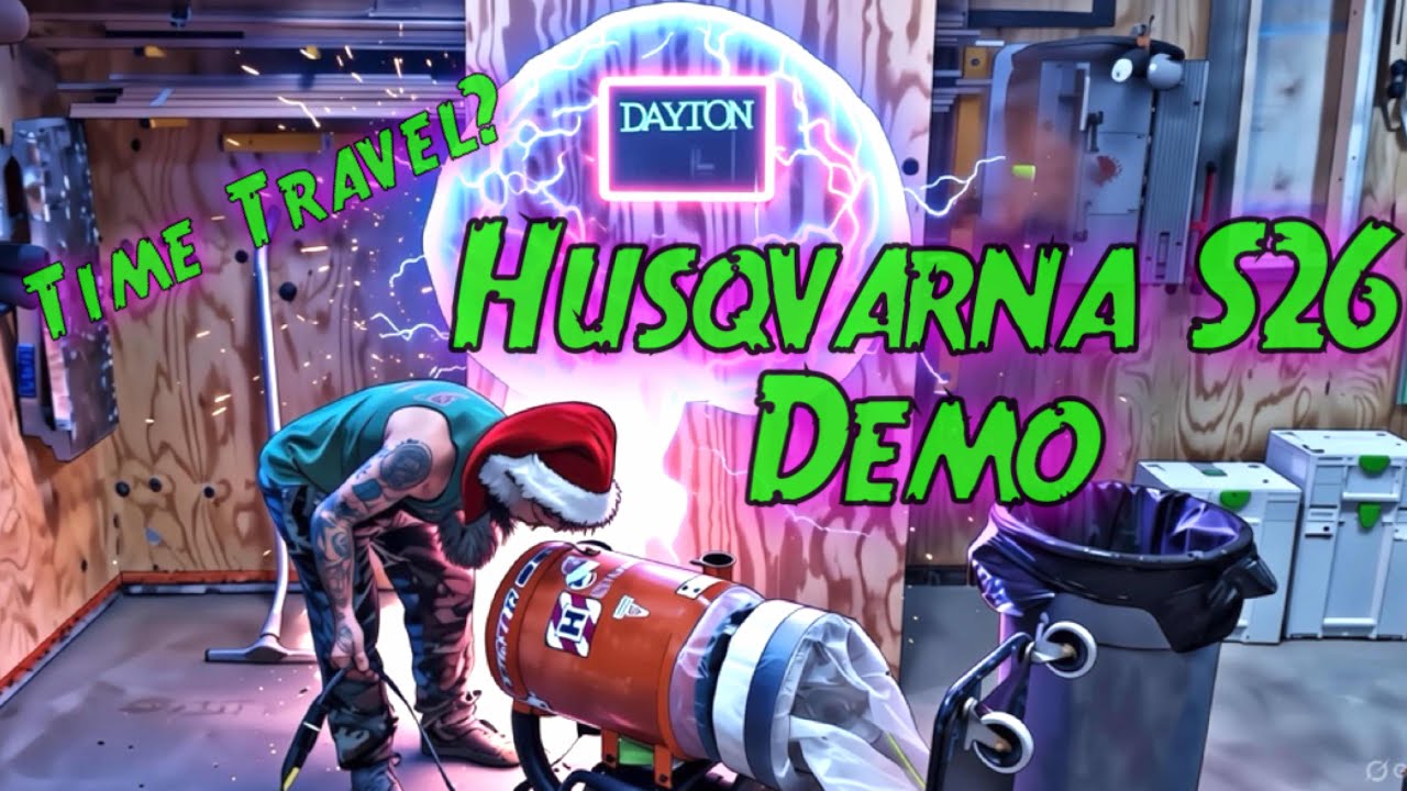 🏴‍☠️🪵 Обзор и демонстрация пылесоса Husqvarna S26 🔧 | Пылесос необходим для контроля пыли на парк...