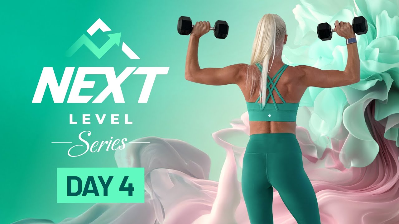 20 Min Arms & Shoulders Power Workout with Dumbbells - 45/15 | NEXT LEVEL Series - Day 4