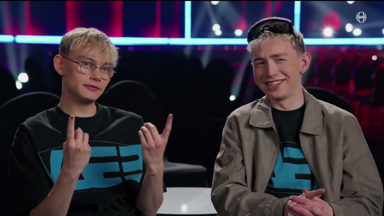 [ENGSUB] VÆB Interview at Söngvakeppnin 2025 Final