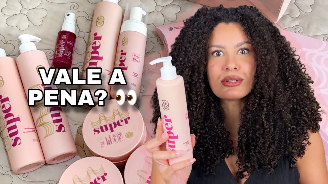 TESTANDO OS PRODUTOS DA SUPER CACHEADA | Tratamento + finalização 🩷