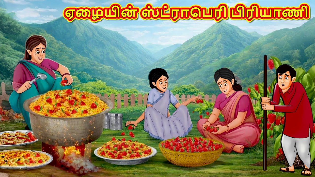 ஏழையின் ஸ்ட்ராபெரி பிரியாணி | New Tamil Stories | Tamil Stories | Tamil Kataikal | Tamil Fun