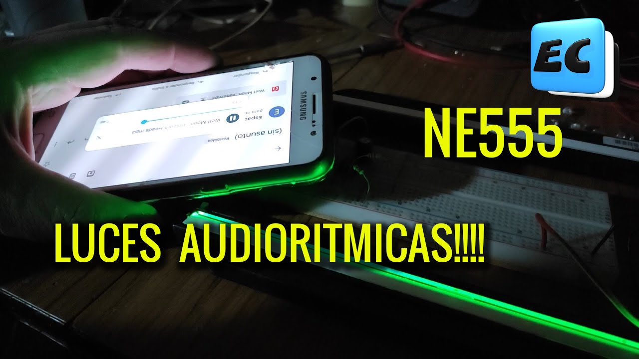 LUCES AUDIORITMICAS MUY FACIL CON NE555