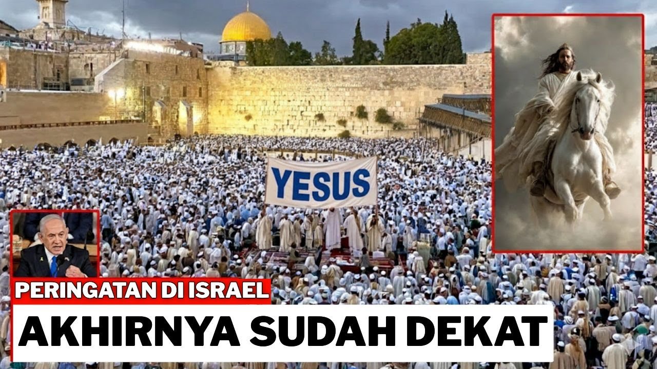 Sesuatu yang luar biasa sedang terjadi di Tembok Ratapan &mdash; Kristus akan segera datang