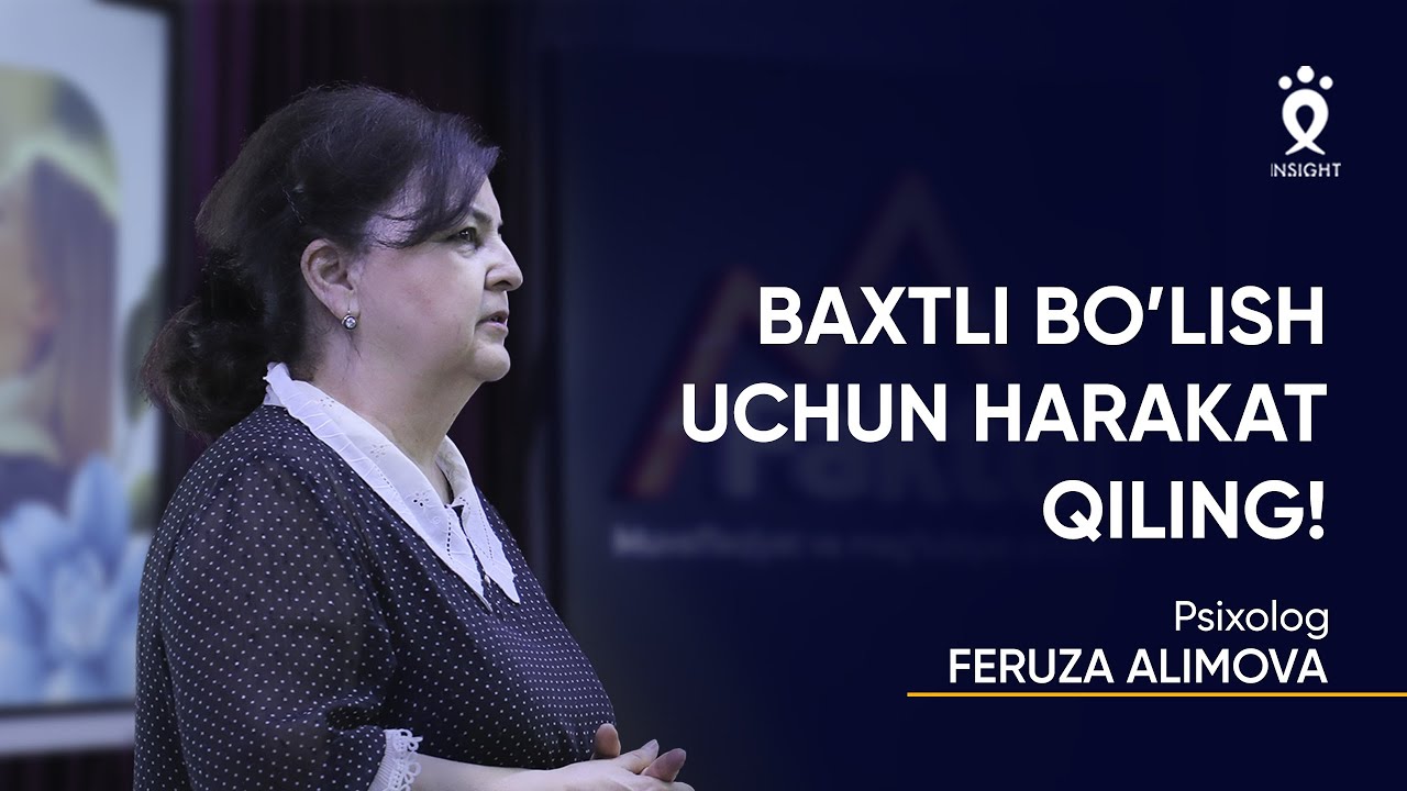 Baxtli bo’lish uchun harakat qiling!