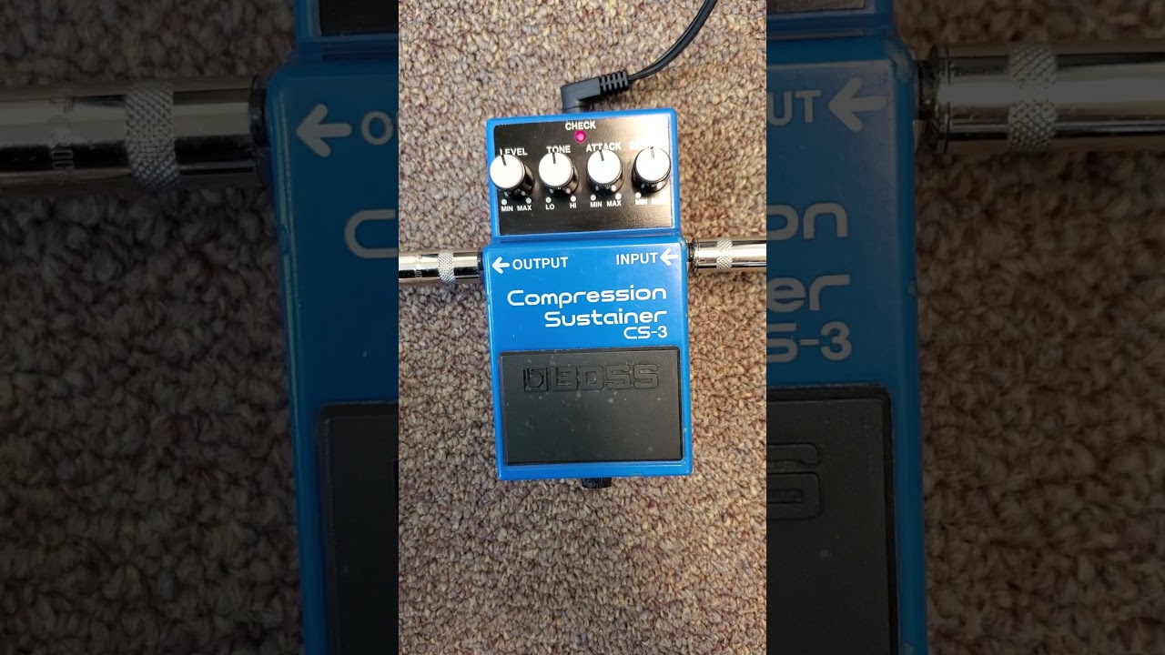 Maniac Mark's 30th Auction - Lot 31 - Boss Compression Sustainer CS-3 Guitar Pedal