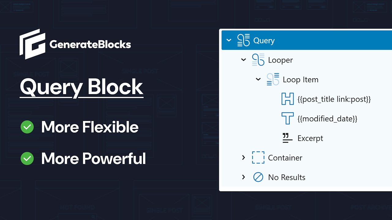 Новый и улучшенный блок запросов в GenerateBlocks 2.0 (Введение в динамические теги в циклах запр...