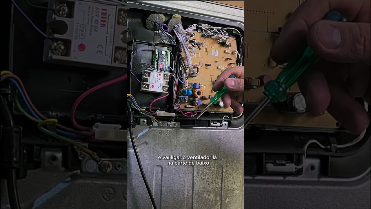Aula Samsung conversão pra ON-Off. Arduíno nano. #geladeiras #automação  #inverter 
