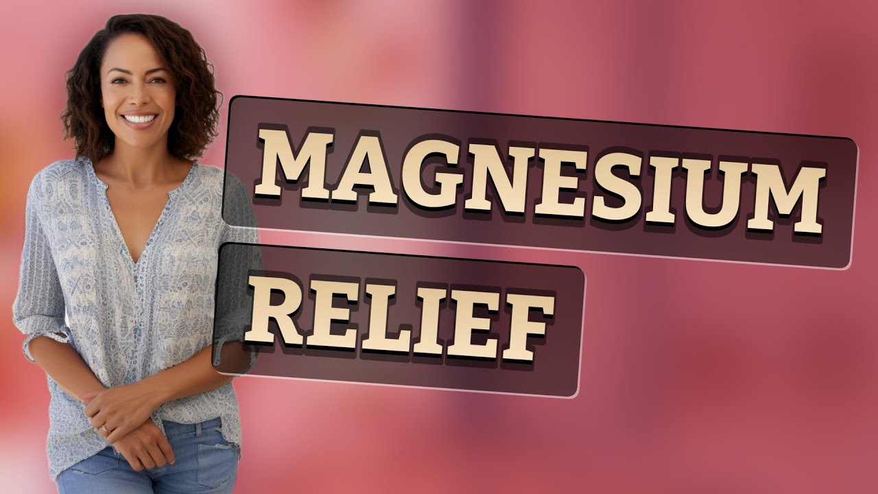 Is Magnesium the Top Supplement for Period Symptom Relief?