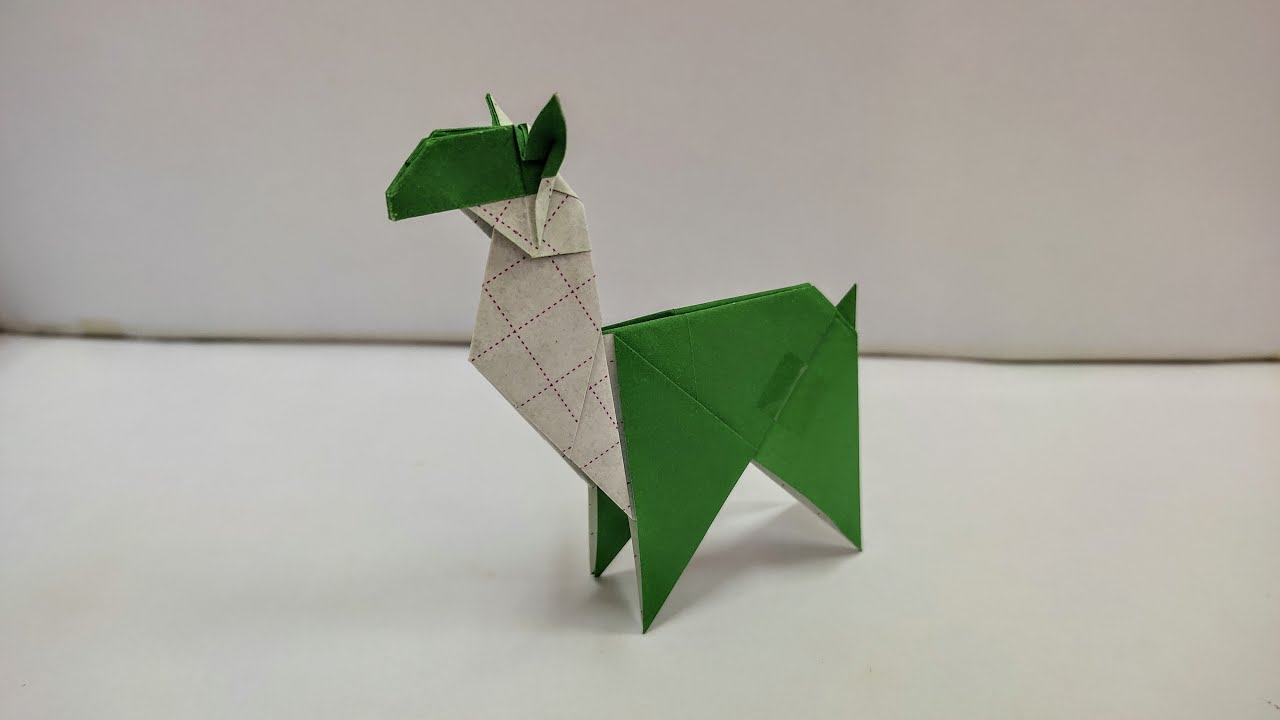 Origami Llama Step By Step - How To Fold Llama - Origami Tutorial