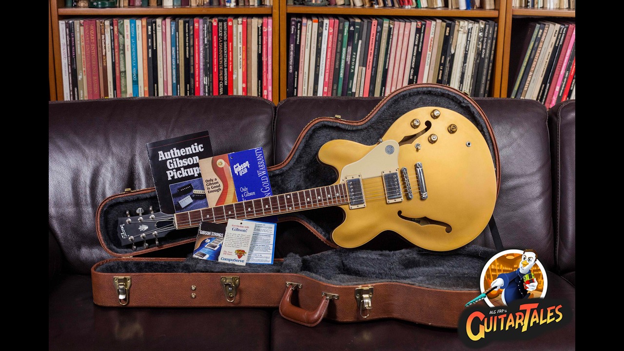 GIBSON ES 335 DOT MEMPHIS BUILLON GOLD 2002