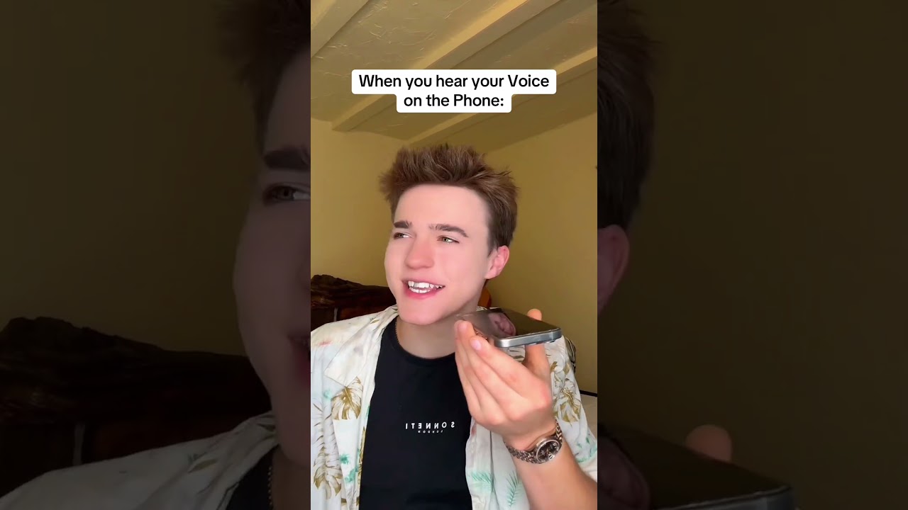 Hearing your Own Voice 😂