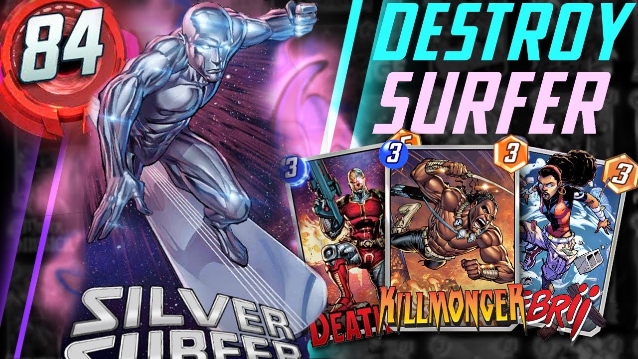 PUSHING INFINITE with SILVER SURFER - DEATH Deck in MARVEL SNAP