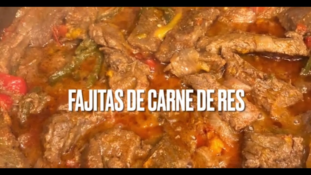 Como hacer Fajitas de carne de res. Fajitas a lo cubano