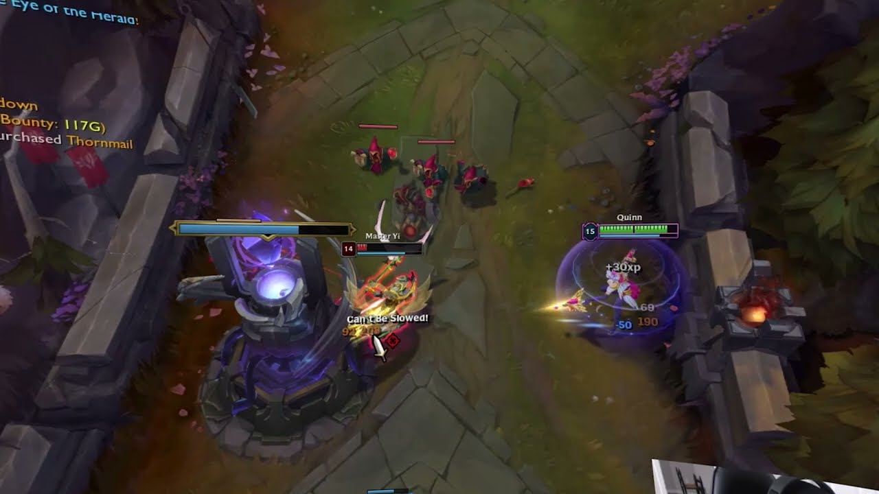Electrocute Quinn stomped Akali and took over the game