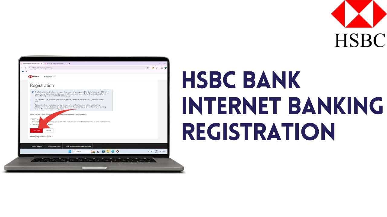 HSBC Bank Internet Banking Registration | Sign Up For Internet Banking  | hsbc.com uk sign up