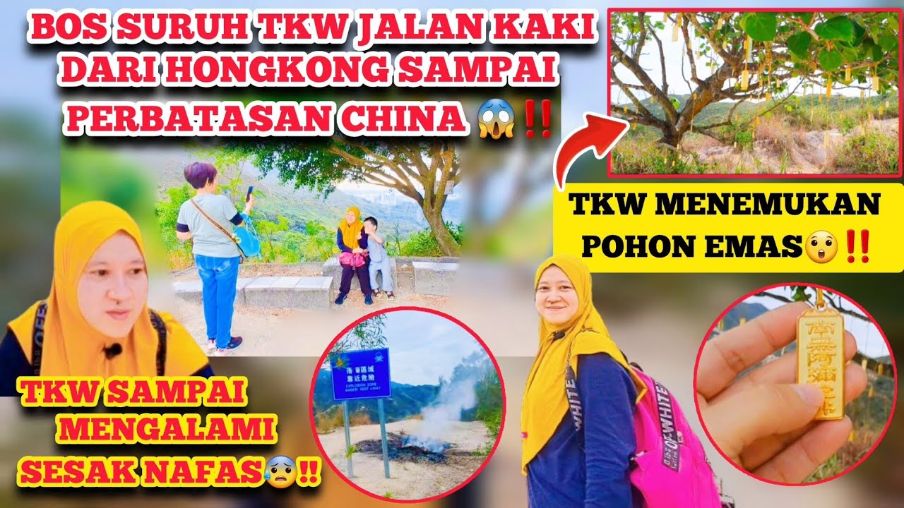 GAK NYANGKA‼️BOS SURUH TKW JALAN KAKI DARI HONGKONG SAMPAI PERBATASAN CHINA😱