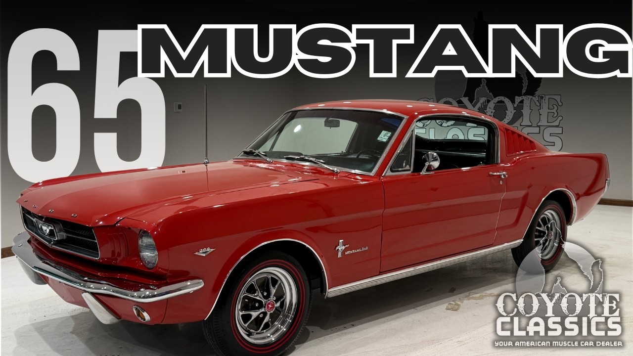 Ford Mustang Fastback 1965 года выпуска продается в Coyote Classics.