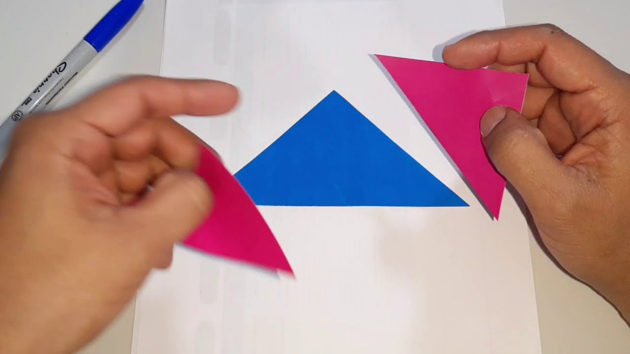 DEDUCCIÓN DEL ÁREA DEL TRIÁNGULO