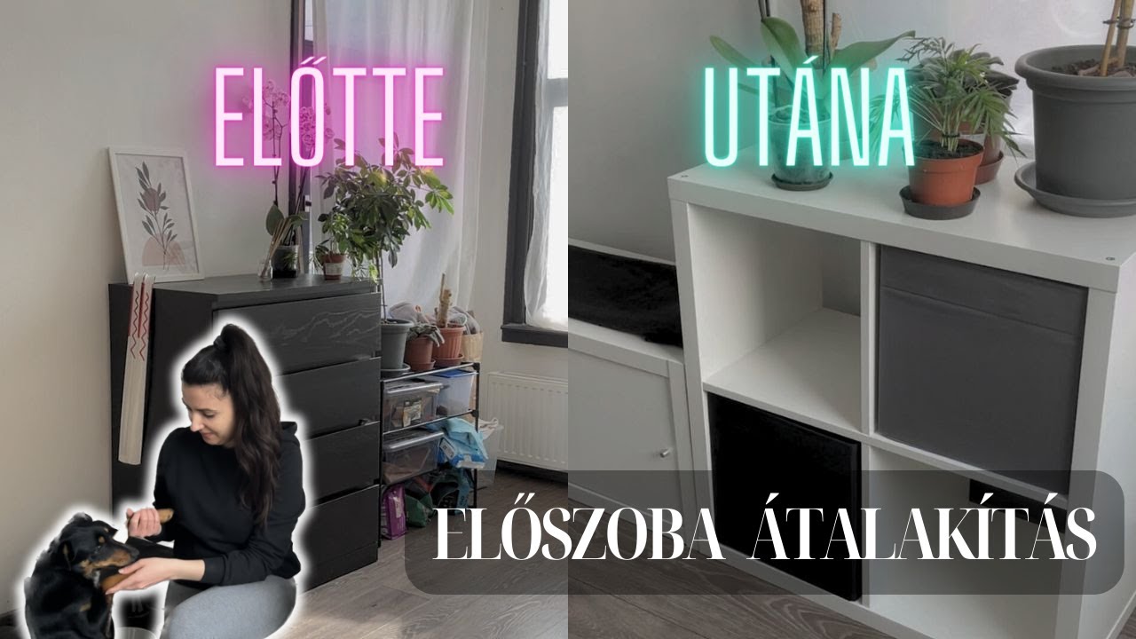 Előszoba felújítás, avagy már megint IKEAztunk?! Előtte-utána