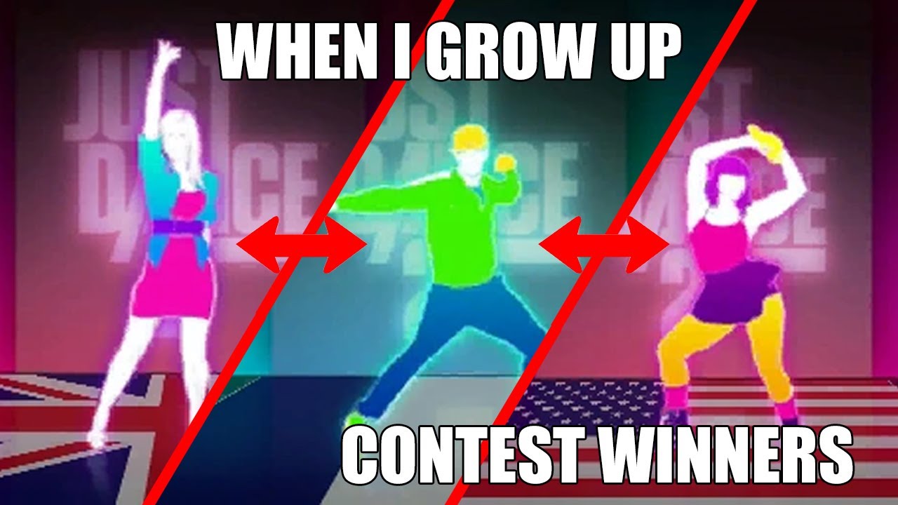 COMPARING THE CONTEST WINNERS VERSIONS OF 'WHEN I GROW UP' | JUST DANCE 2