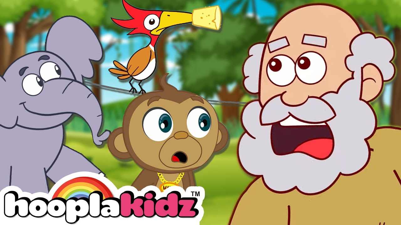 Nursery Rhymes Collection - Animals Went In Two By Two Song By HooplaKidz