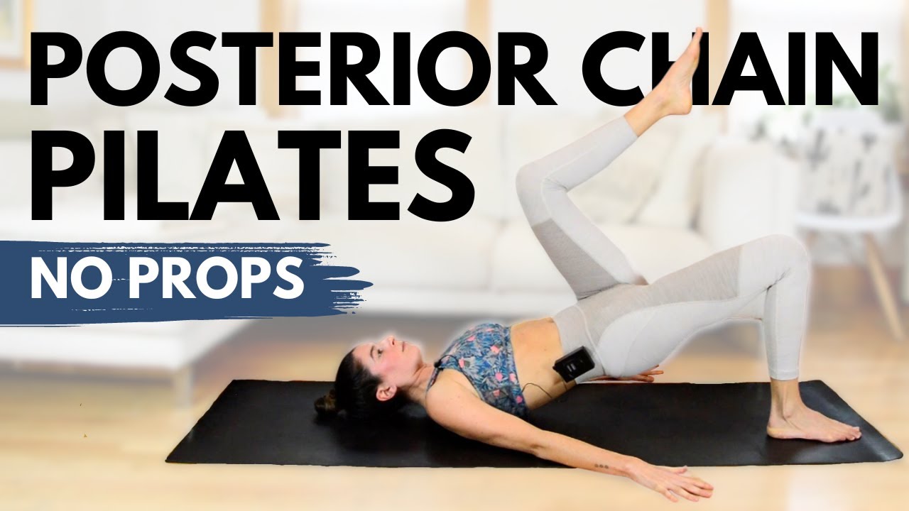Posterior Chain Pilates Workout (48 Mins) - No Props Needed, Pilates Mini Flows Workout