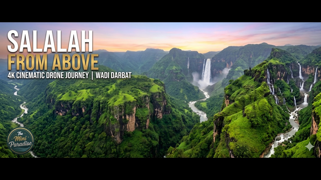 4K Drone footage, Ayn Kur , Salalah , Oman .صلالة عمان, منوعات فيروز