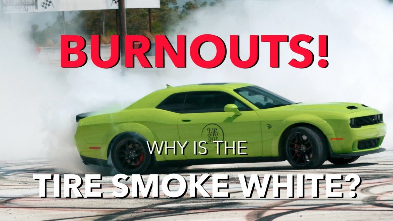 WHY IS TIRE SMOKE WHITE