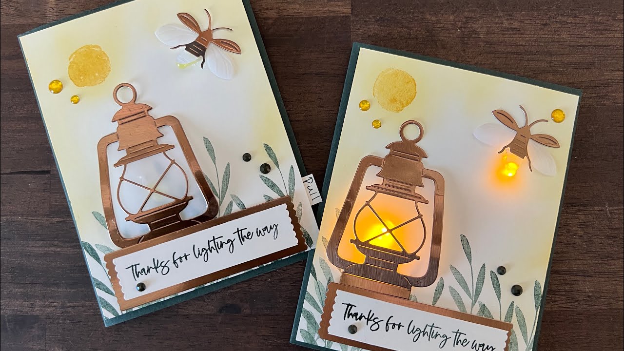 Lighting the Way Card that Lights Up!!