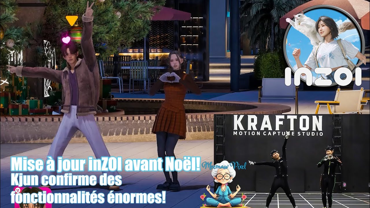 inZOI- Mise &agrave; jour inZOI avant No&euml;l! Kjun confirme des fonctionnalit&eacute;s &eacute;normes! 💖😊