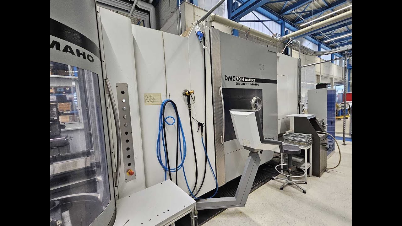 Funktionsvideo: DMG DMC 70h RS4 CNC Bearbeitungszentrum