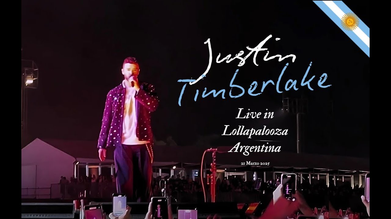 Justin Timberlake - Lollapalooza Argentina 2025 4K HDR Full show