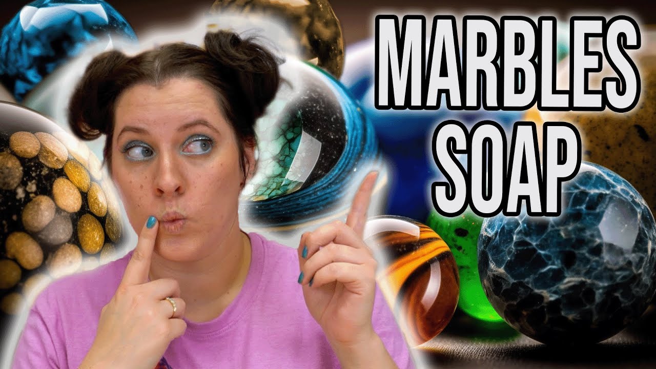 I Am Mesmerized by These Marbles on Soap!!!