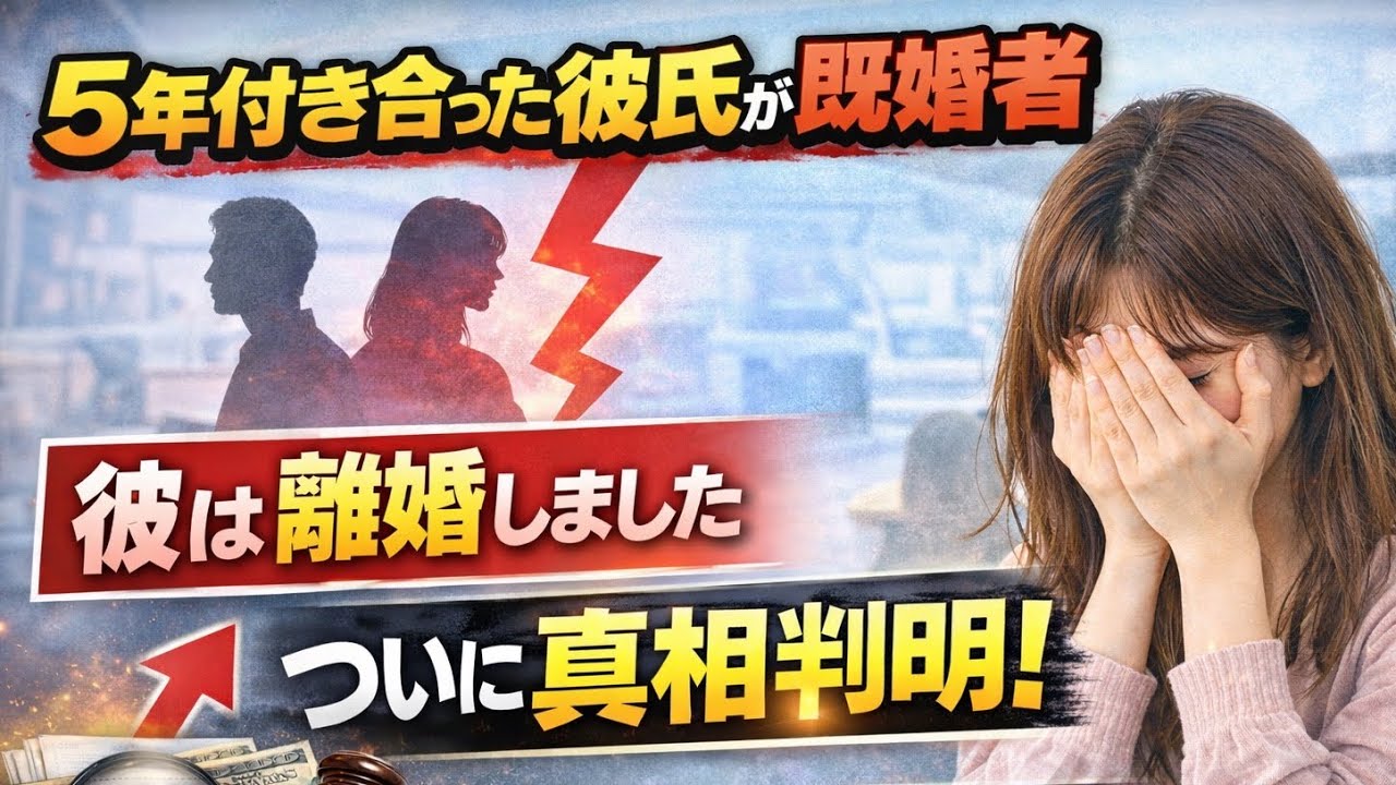 「奥さんいるよね？」5年間騙されてました。既婚彼氏に突撃した結果…