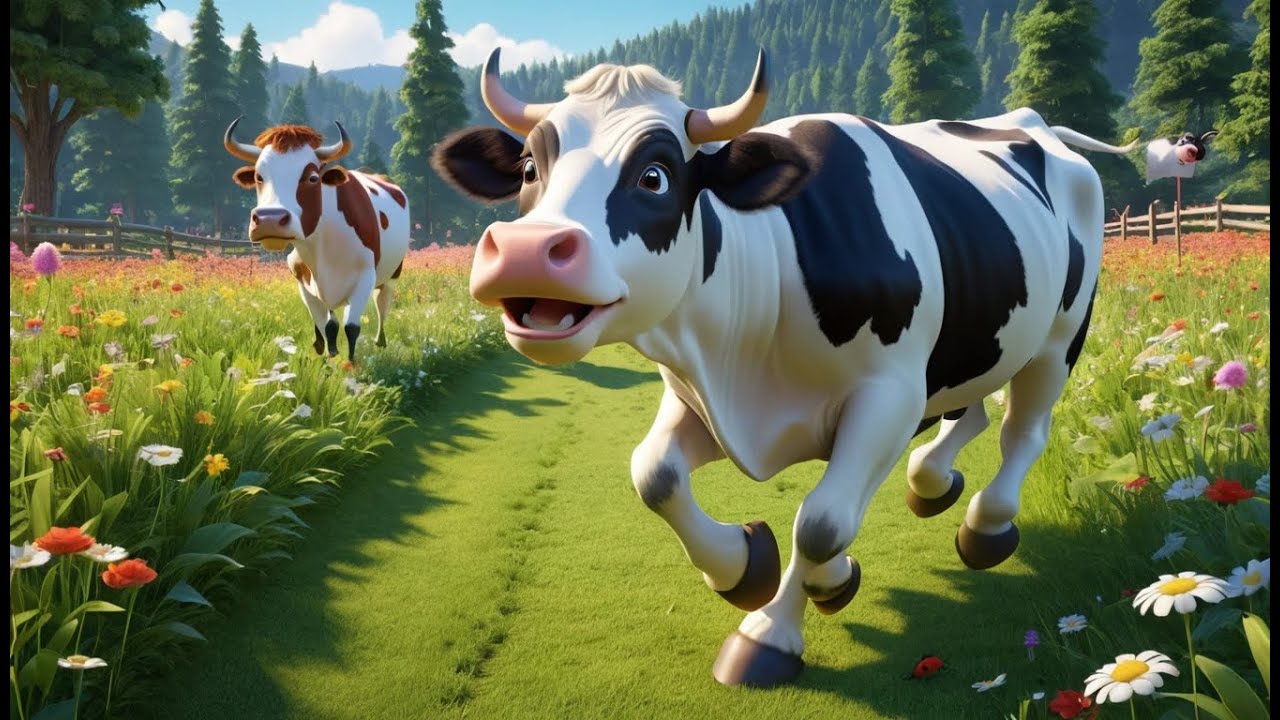 Cows Who Played Hide and Seek | Fun Hide and Seek Song for Kids | Farm Animal Rhyme for Toddlers