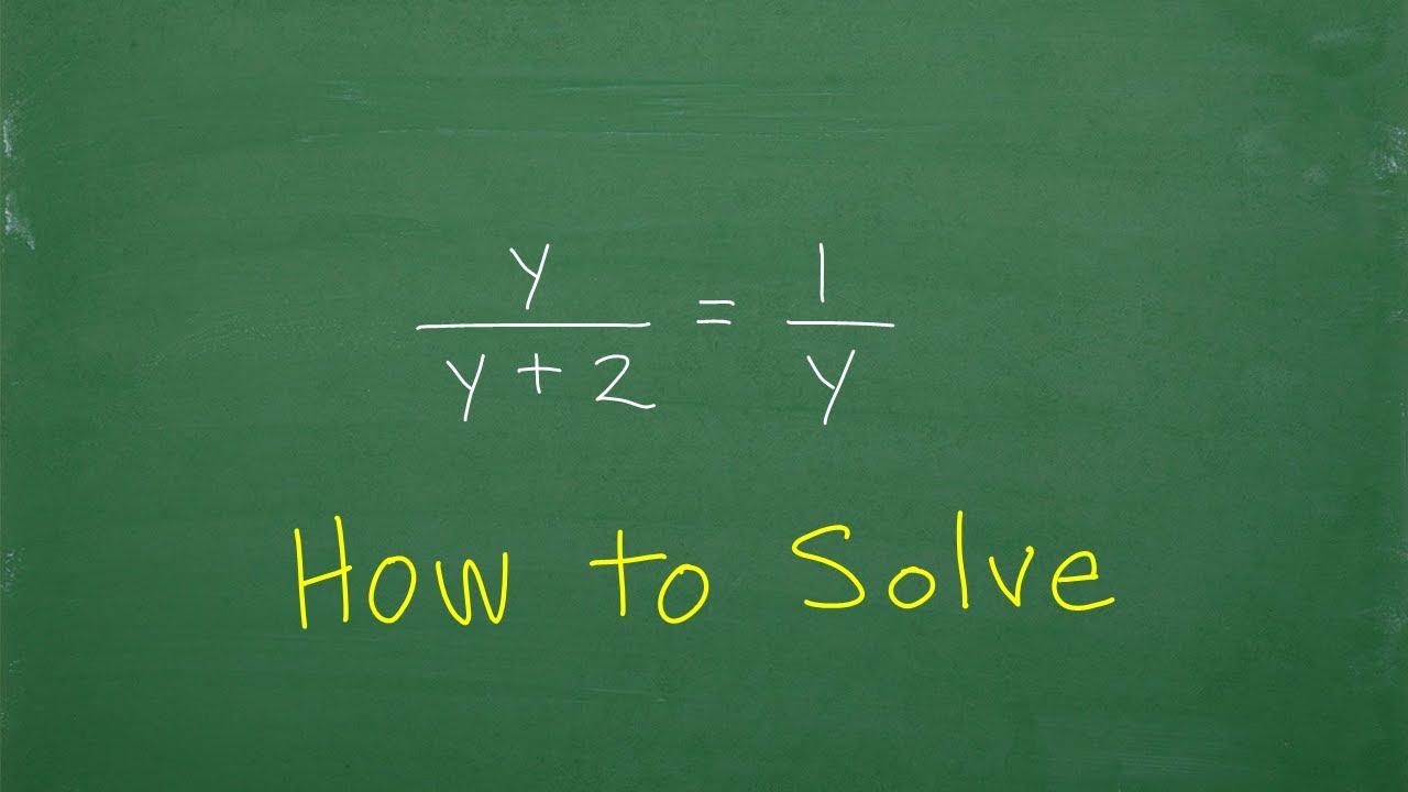 What is this Equation? Let’s learn the steps to solve it…