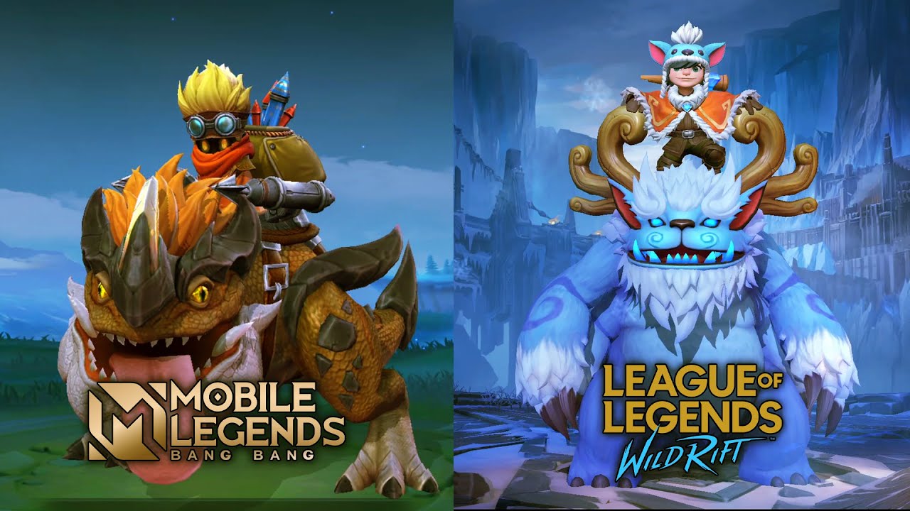 Mobile Legends Vs LoL Wild Rift : Heroes Comparison 2022