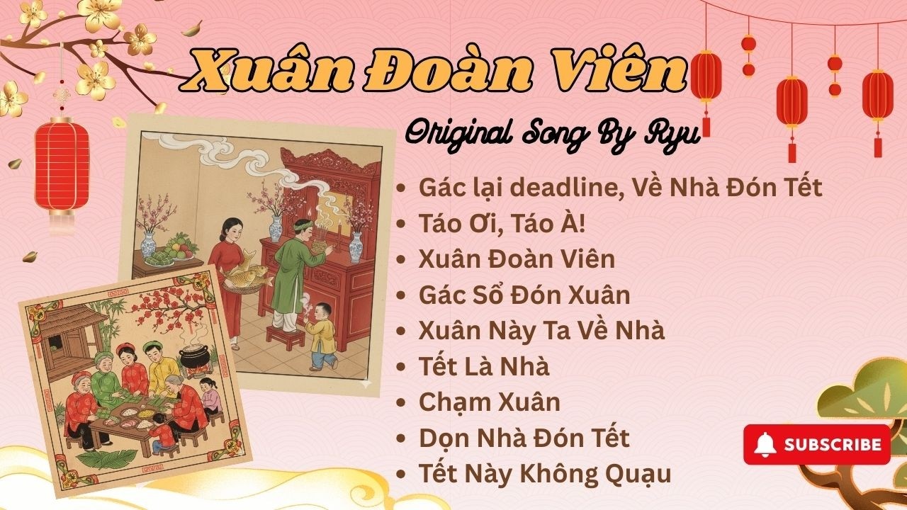 Tuyển Tập Nhạc Tết Bính Ngọ 2026 - Nghe Là Muốn Về Nhà Ăn Tết - Music By Ryu