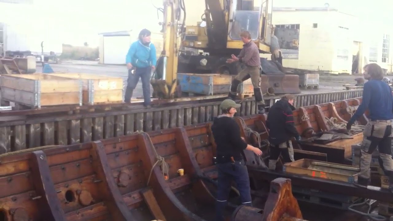 Removing ballast from a Viking Ship
