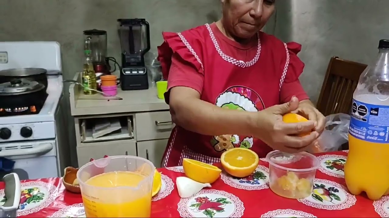 Pollo en naranja con arroz 