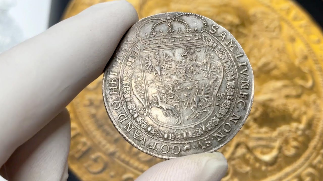 Wyjątkowy TALAR 1630 roku - zupełnie inny styl znakomitego artysty XVII wieku - RZADKOŚĆ