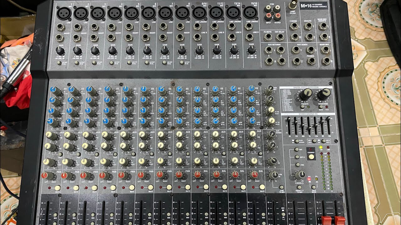 &hellip;.(đ&atilde; b&aacute;n)&hellip;. B&Agrave;N MIXER PROEL M16 B&Atilde;I XỊN.GI&Aacute; TRONG VIDEO.LH:0976847289