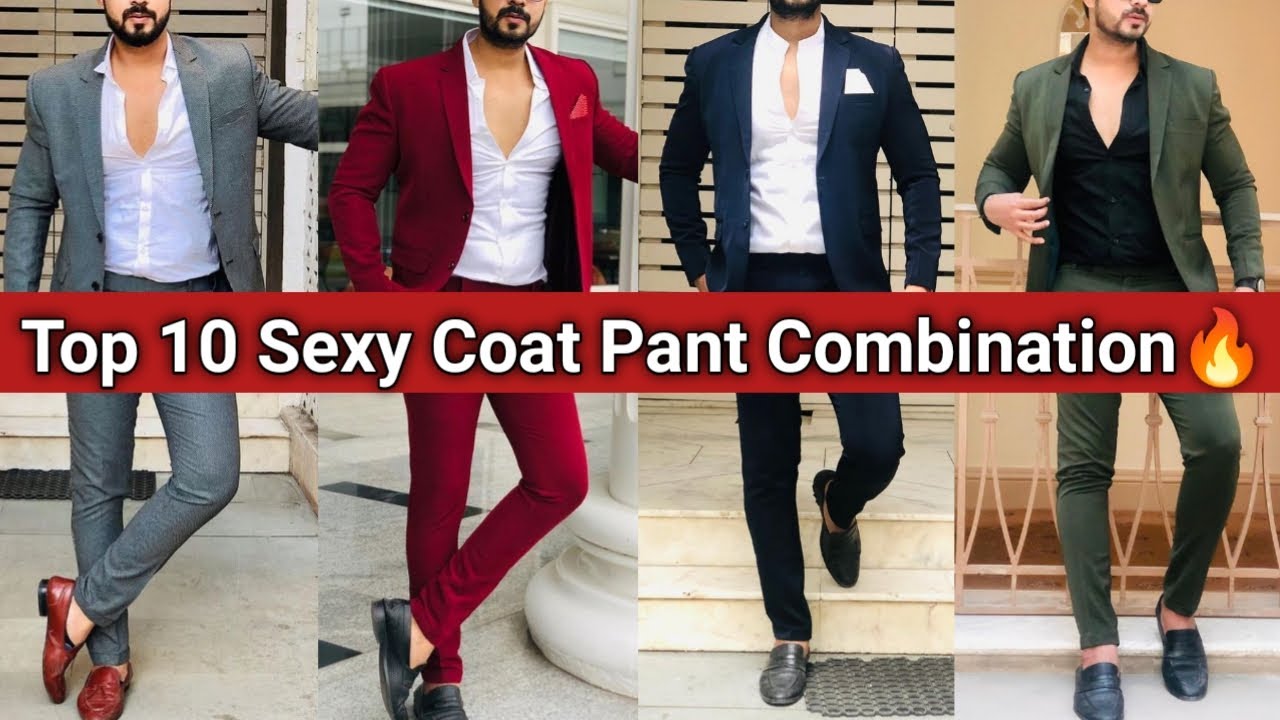 Top 10 Sexy Color Combination Coat Pant And Blazer🔥 | 10 Ways To Style Coat Pant & Blazer | Dark Men