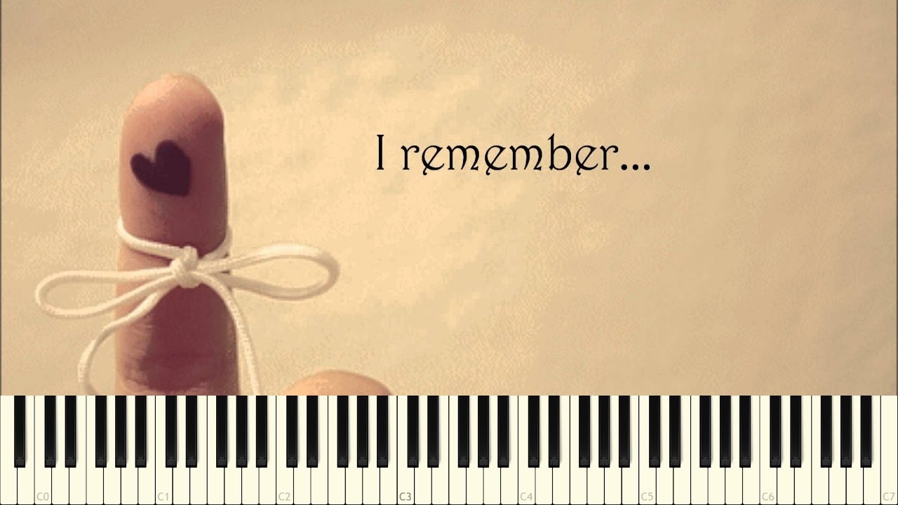 ♪ Kim Yoon: Remember (Piano Tutorial)