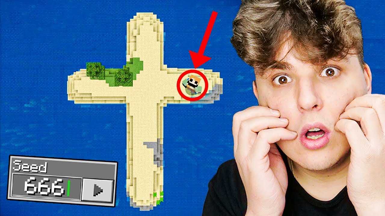ZAGRAŁEM na SEEDZIE 666 na ZAKAZANEJ WERSJI MINECRAFT!!!