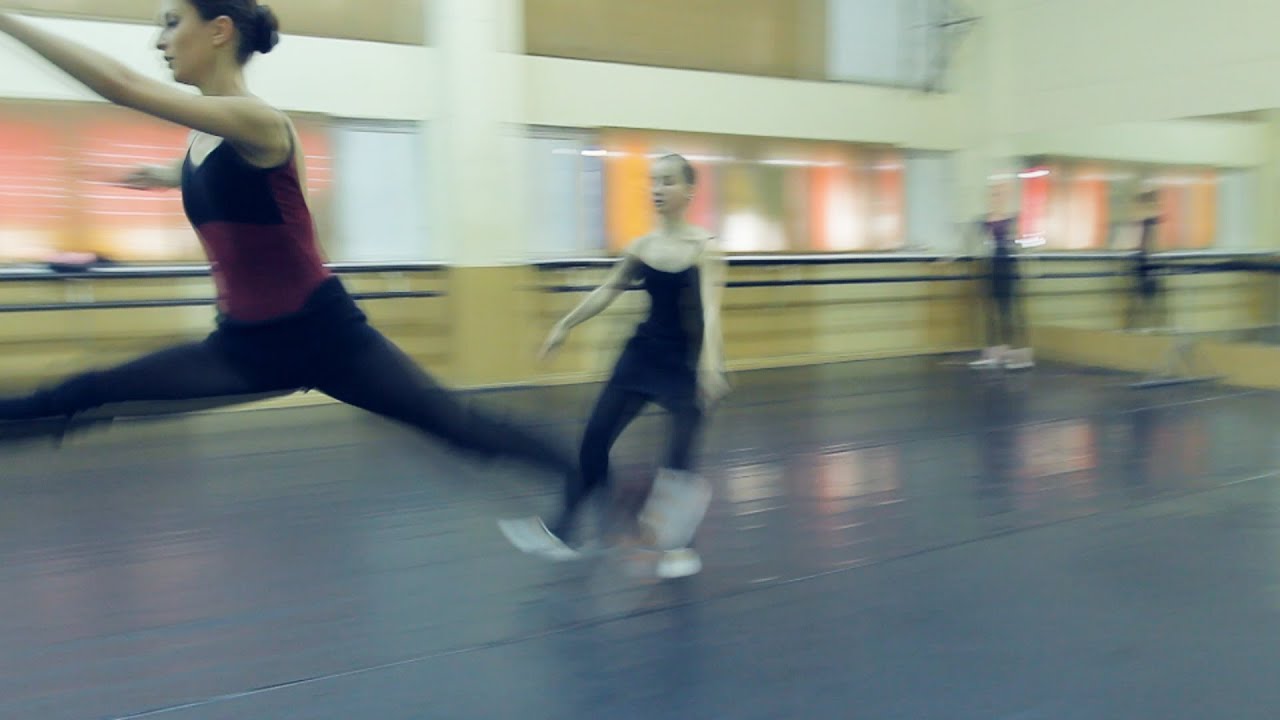 Visit to Russian Ballerina's Class in Moscow. 