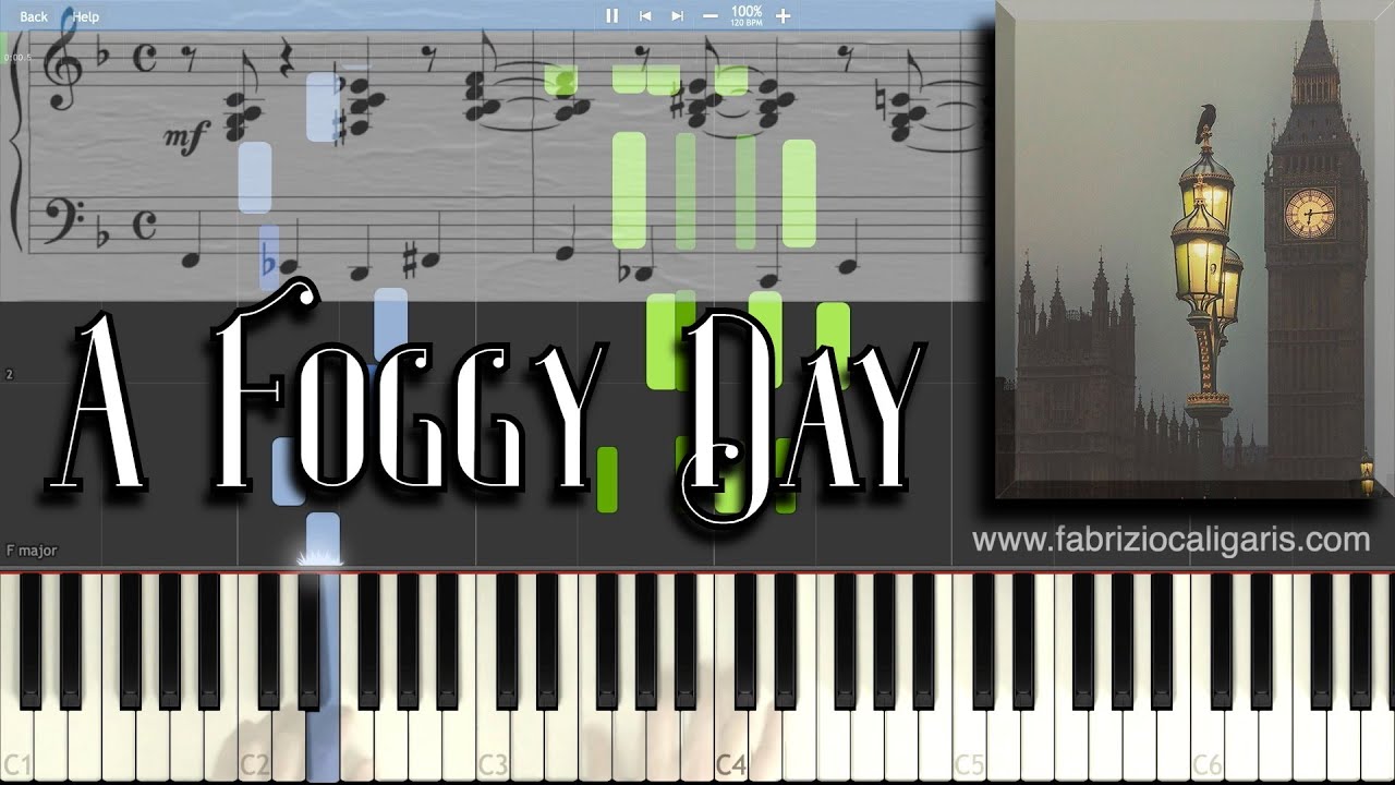 A Foggy Day - Piano Tutorial - Sheet Music in PDF