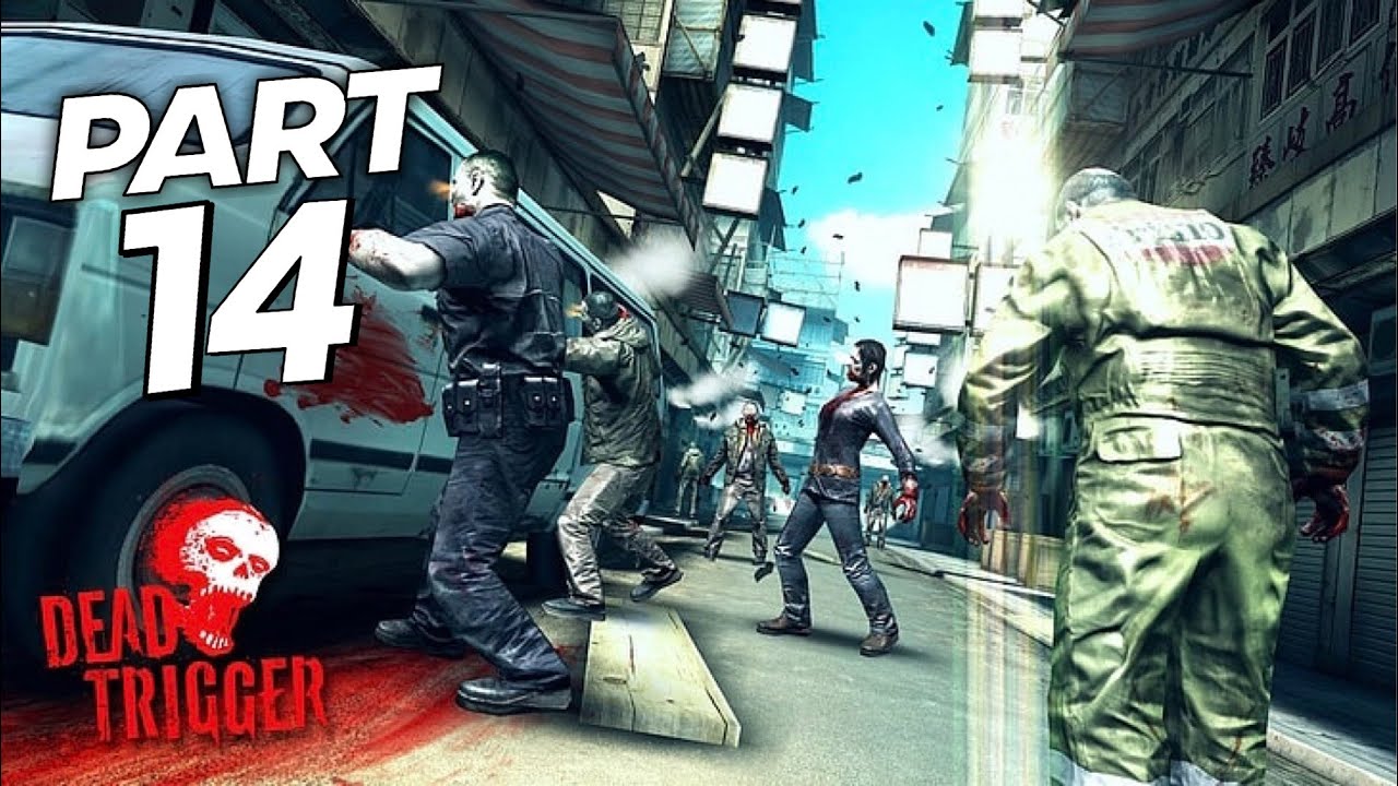 DEAD TRIGGER - Gameplay Walkthrough, IOS & Android, Protect the door, Part 14 (AK47)